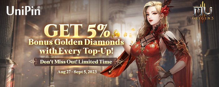 Elevate Your Rewards: Enjoy An Additional 5% In Golden Diamonds! (MY)